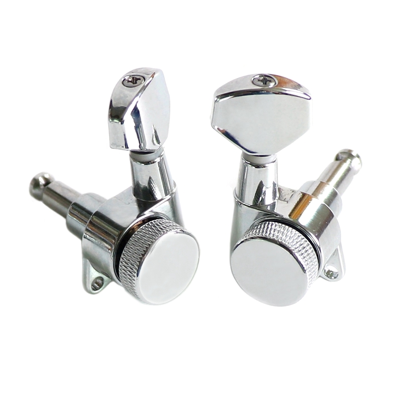 Donlis MH131 1set Chrome Precise Brass Gear Locking Guitar Tuners with Small Handle for Sale Quality Guitar Hardware Store