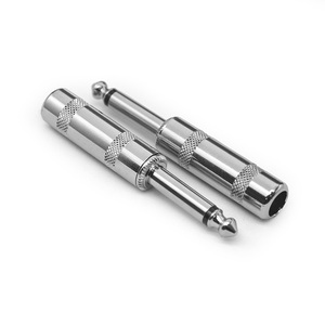 Durable Metal Steel Plastic Audio 6.35mm Jack Plugs