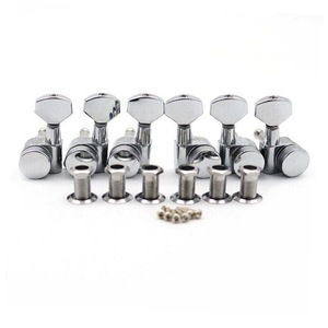 GALYDA 6 In-Line Guitar Locking Tuners Chrome Machine Heads