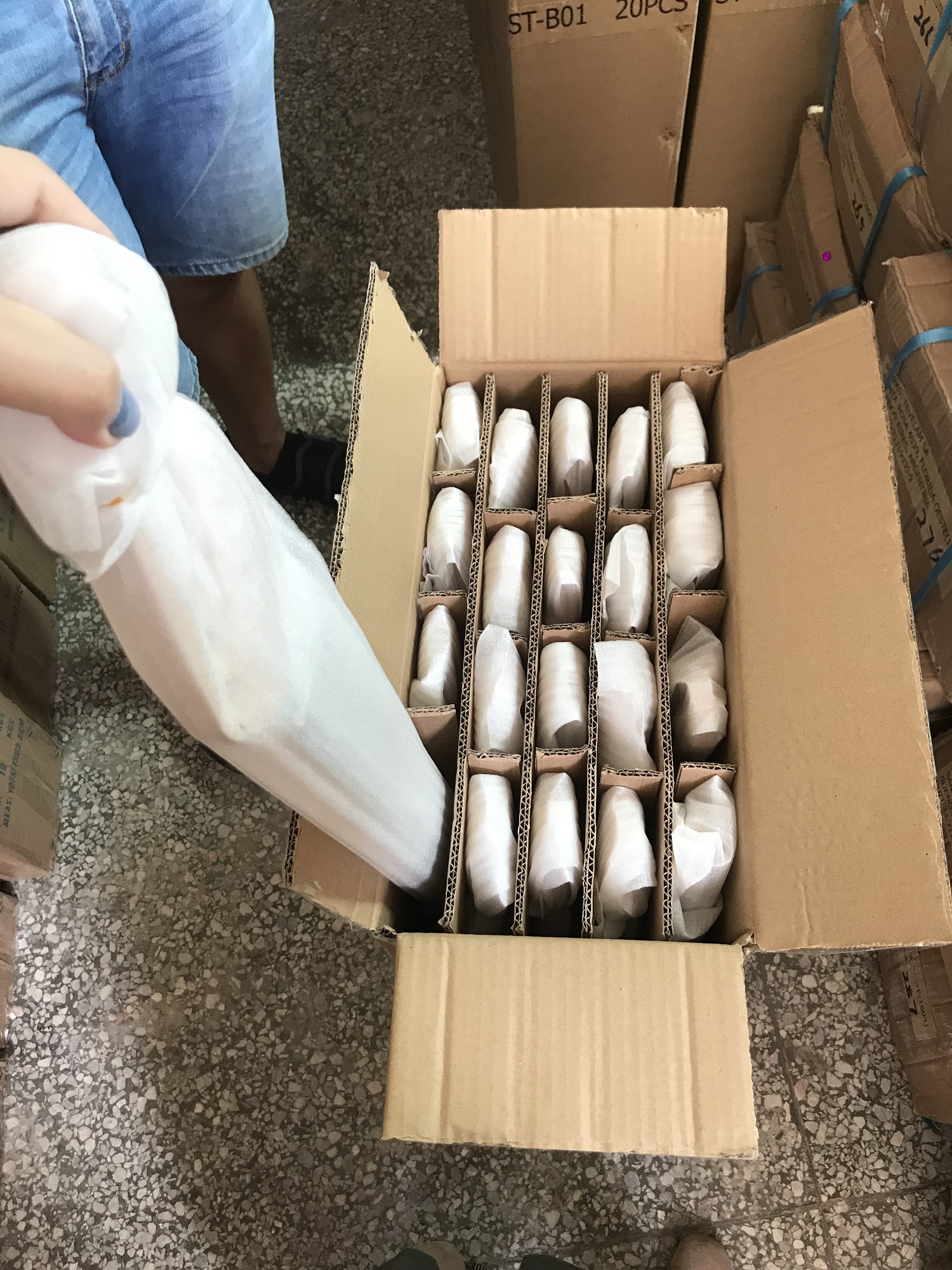 Carton packing