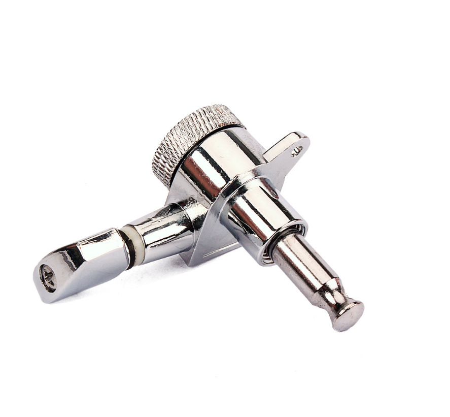 High-Quality Custom 3L+3R Silver Automatic Guitar Tuning Pegs Metal Acoustic