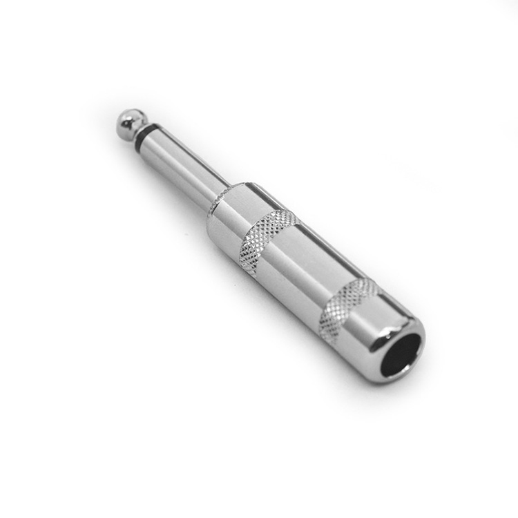 Factory Wholesale Durable Metal Steel Plastic Audio 6.35mm Jack Plugs Straight Angled Options Versatile Guitar Bass Pickup