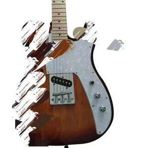 Custom Orange T Electric Guitar Solid Wood