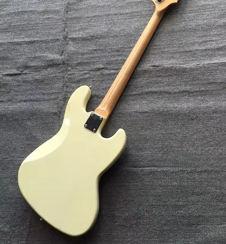 Weifang Rebon 4 String Left Hand JB Electric Bass Guitar Detailed Close-up