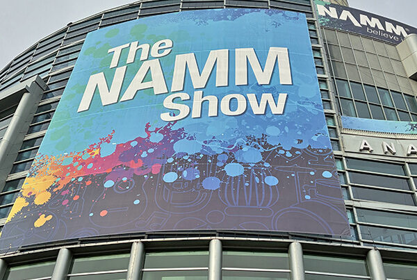 Aria Guitars showcase at the NAMM show
