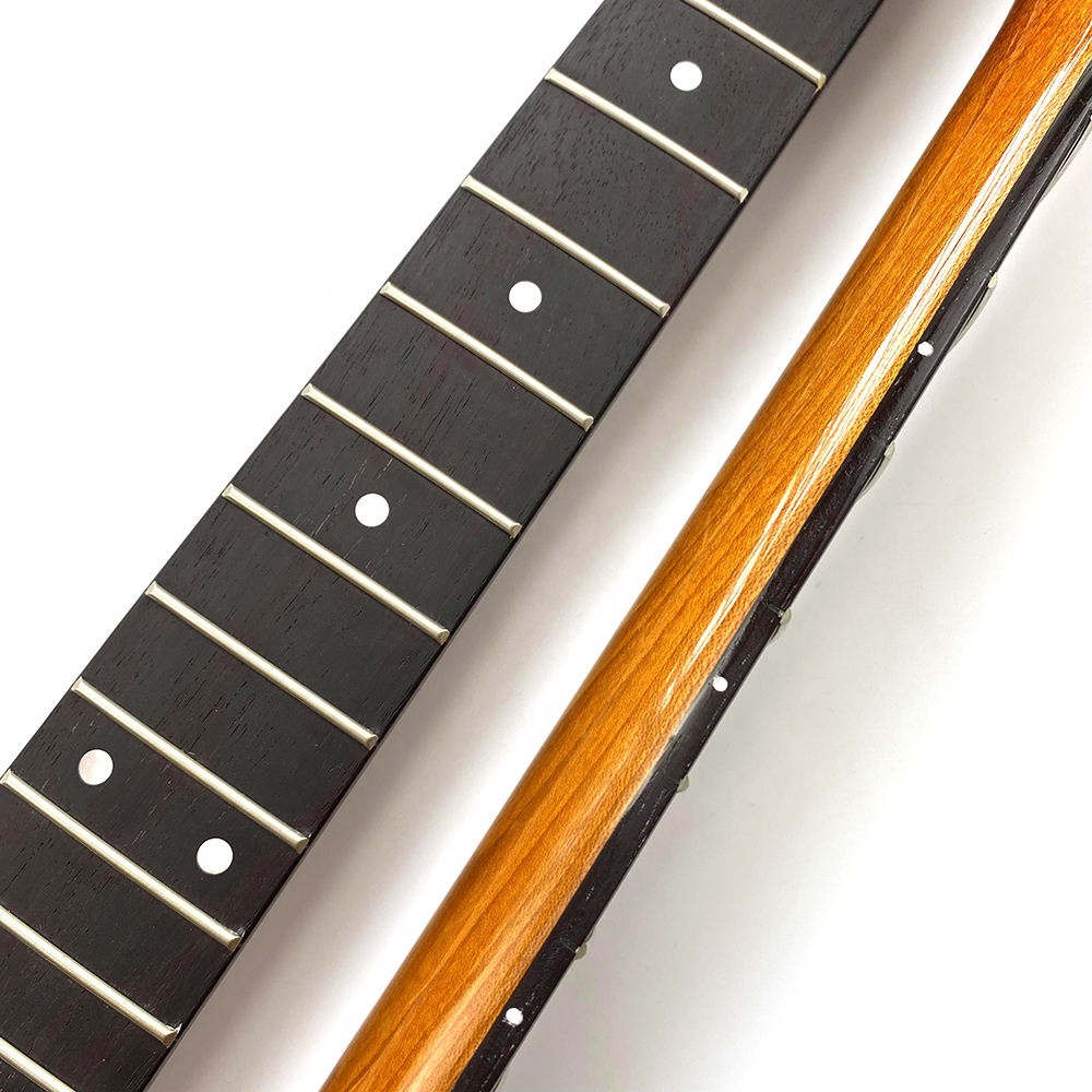 Custom 22 Fret 9.5 Inch Radius TL Roasted Canadian Maple Guitar Neck for Wholesale