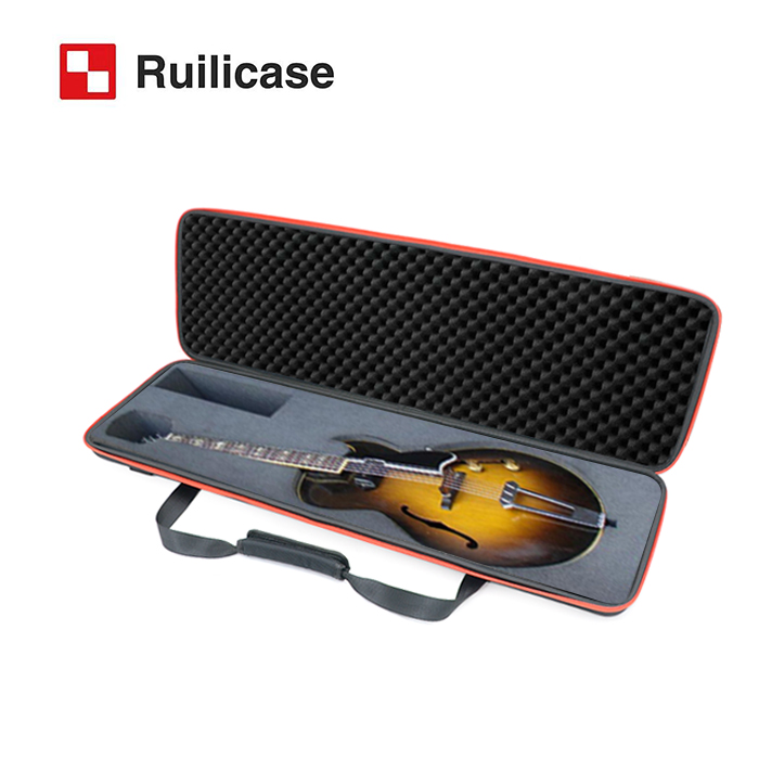 Custom Wholesale Guitar case Eva Hard Shell Travel Bags case for Electric Guitar case