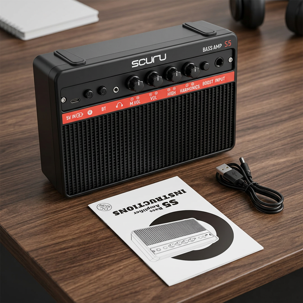 Portable Rechargeable Guitar Amplifier Speaker Mini Practice Amp Portable Music Sound Amplifier Factory Wholesale