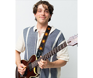 Erik Paulson with Aria Electric Guitar