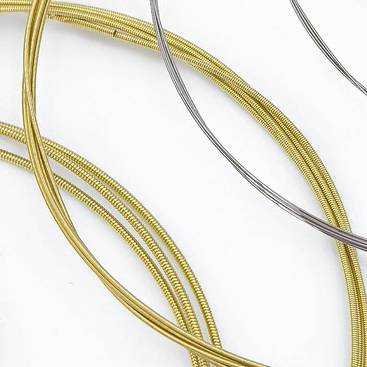 Factory Wholesale Sales Price Brass Acoustic Guitar Strings Set 6 String Kit for Clear Tone Durable for Beginners Professionals