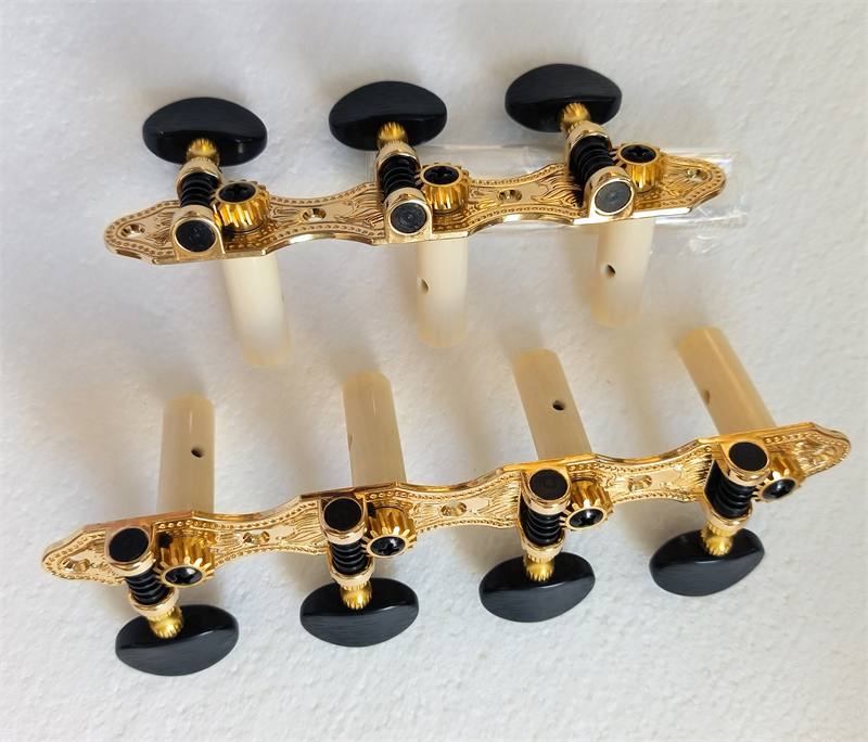 High Quality Derjung DJ406GK7-A2B 7 Strings Classical Machine Tuner, Guitar Tuning Pegs ,guitar Machine Heads
