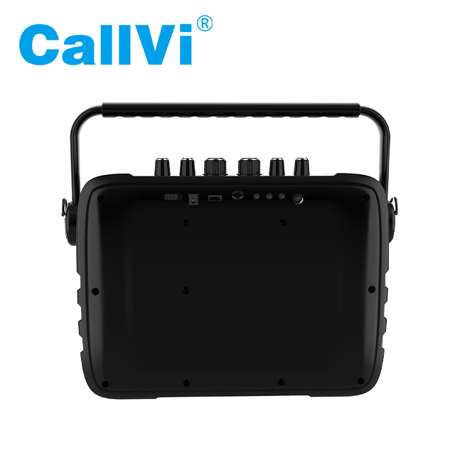 Callvi V-1811 Wireless PA Speaker Portable Guitar Amplifier with UHF Microphone