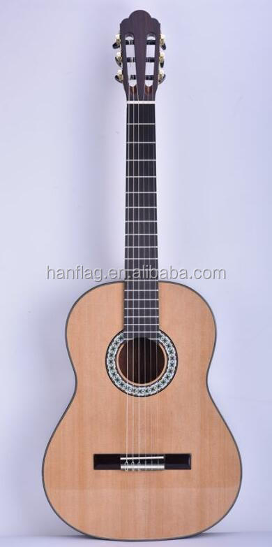 Best Quality Engelmann Spruce Wood Nylon String All Solid Classical Guitar for Concert