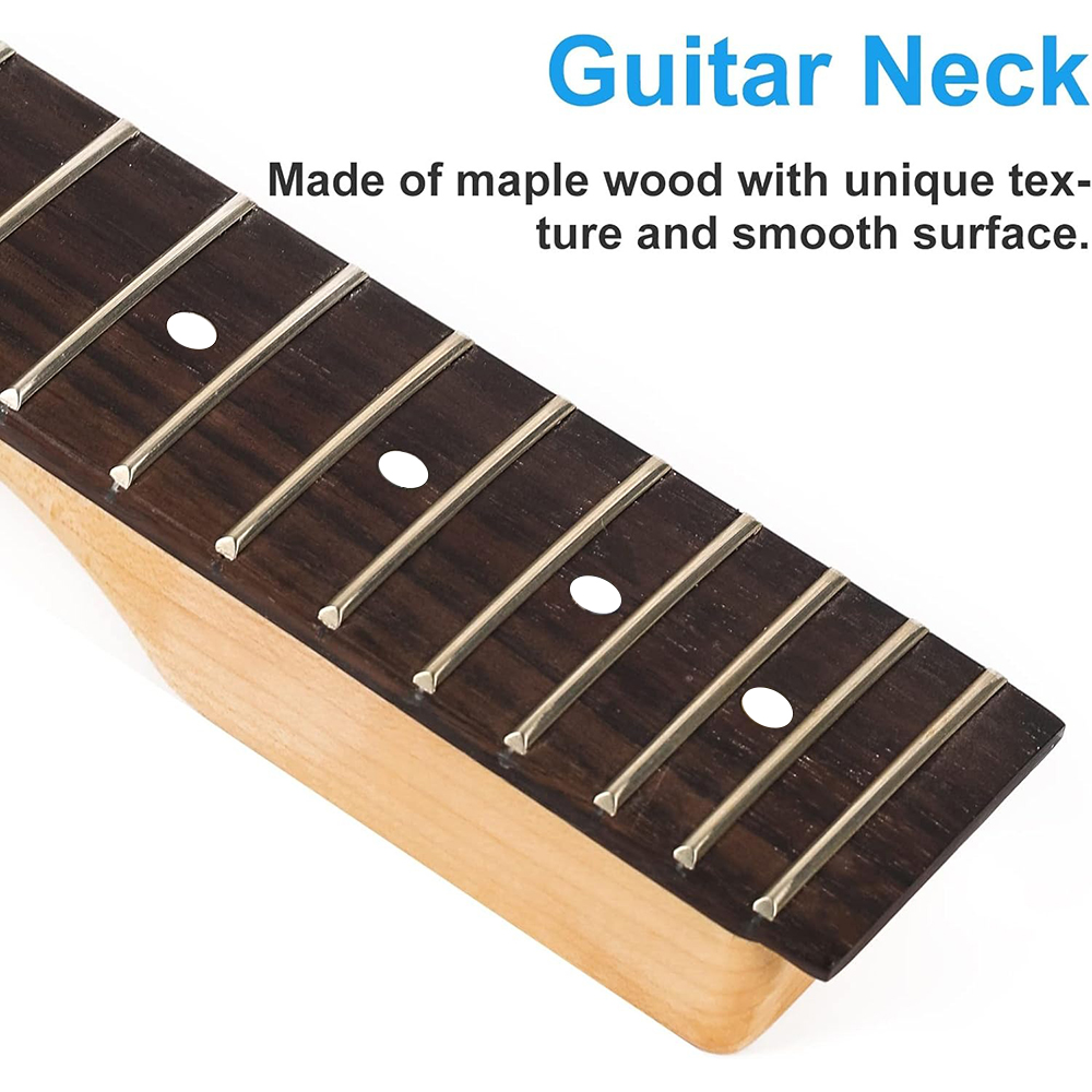 Factory Wholesale OEM Parts Replacement Guitar Neck Canada Maple or Rosewood Fingerboard Telecaster Electric Guitar Neck