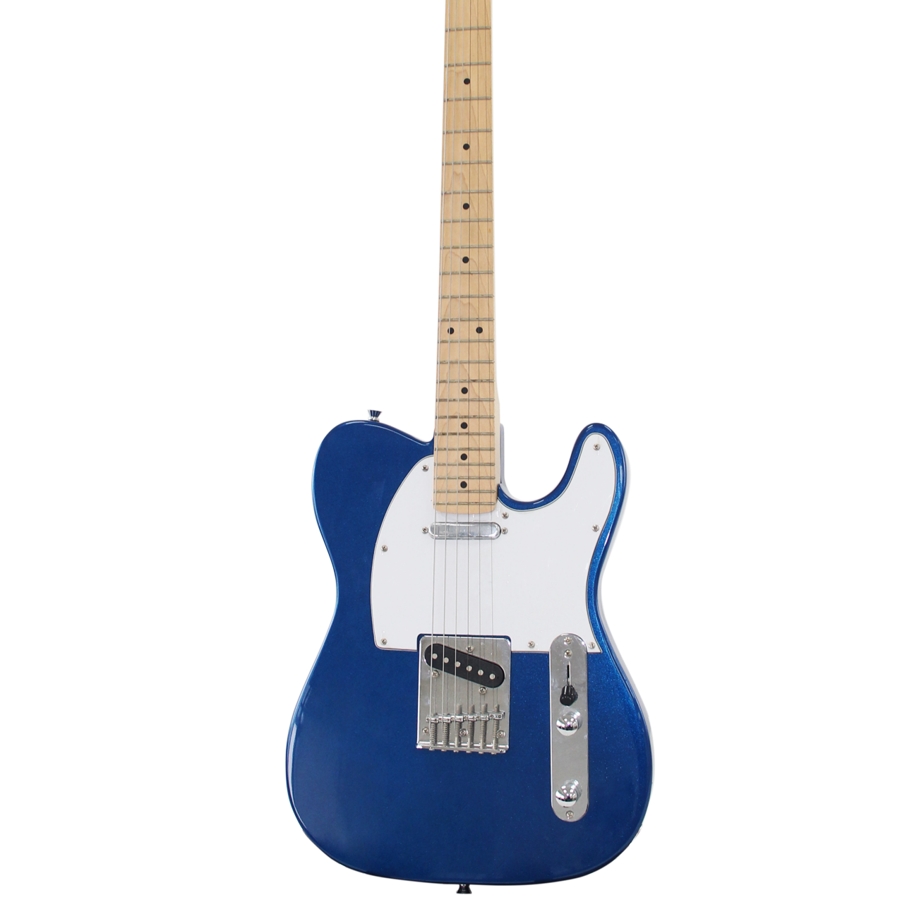 9-Layer Paint Classic TL Bridge Design Blue Electric Guitar With Solid Wood Body