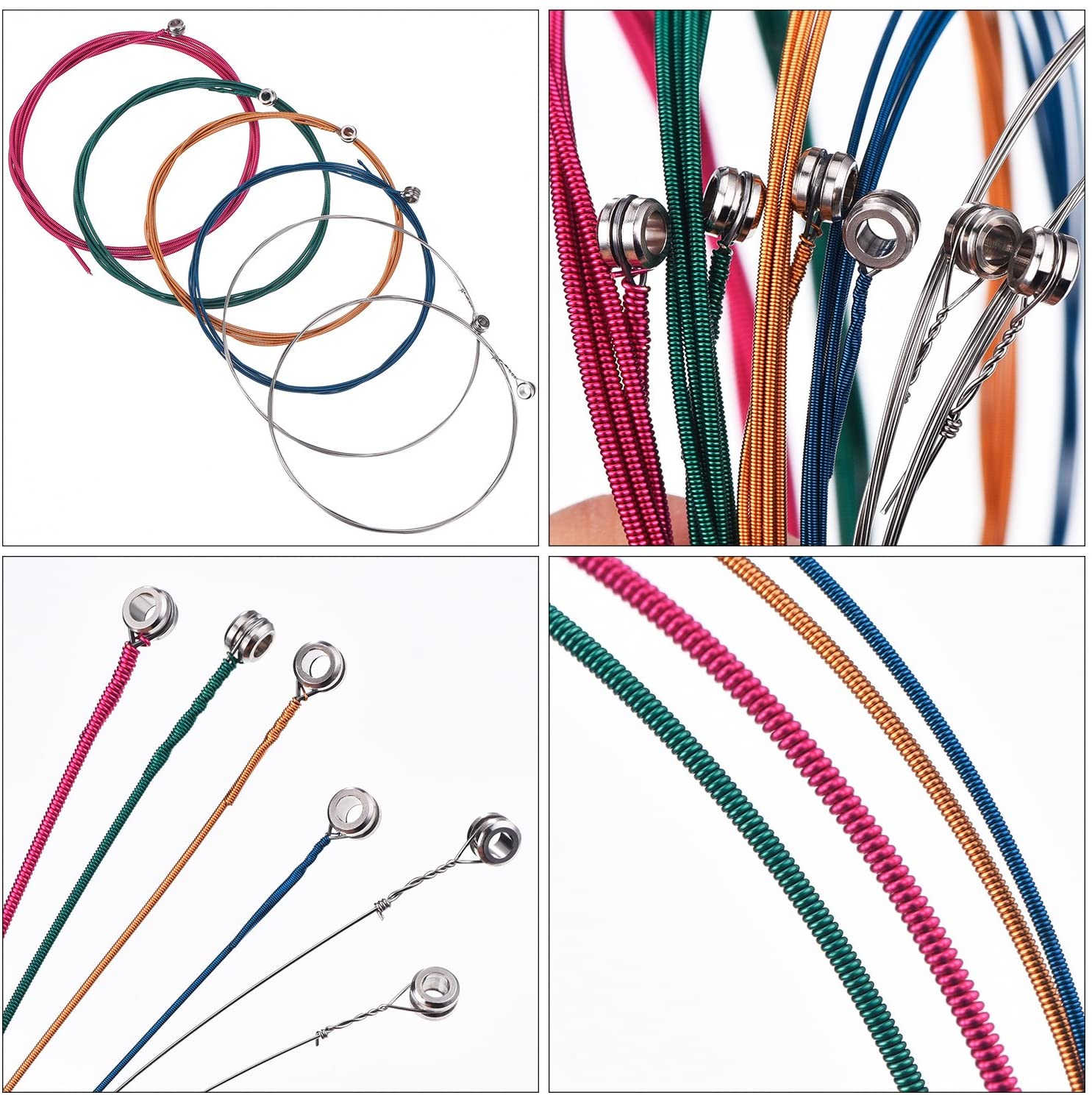 Different Style and Color Wholesale Price Acoustic Guitar Strings Sets String Guitar for Beginner