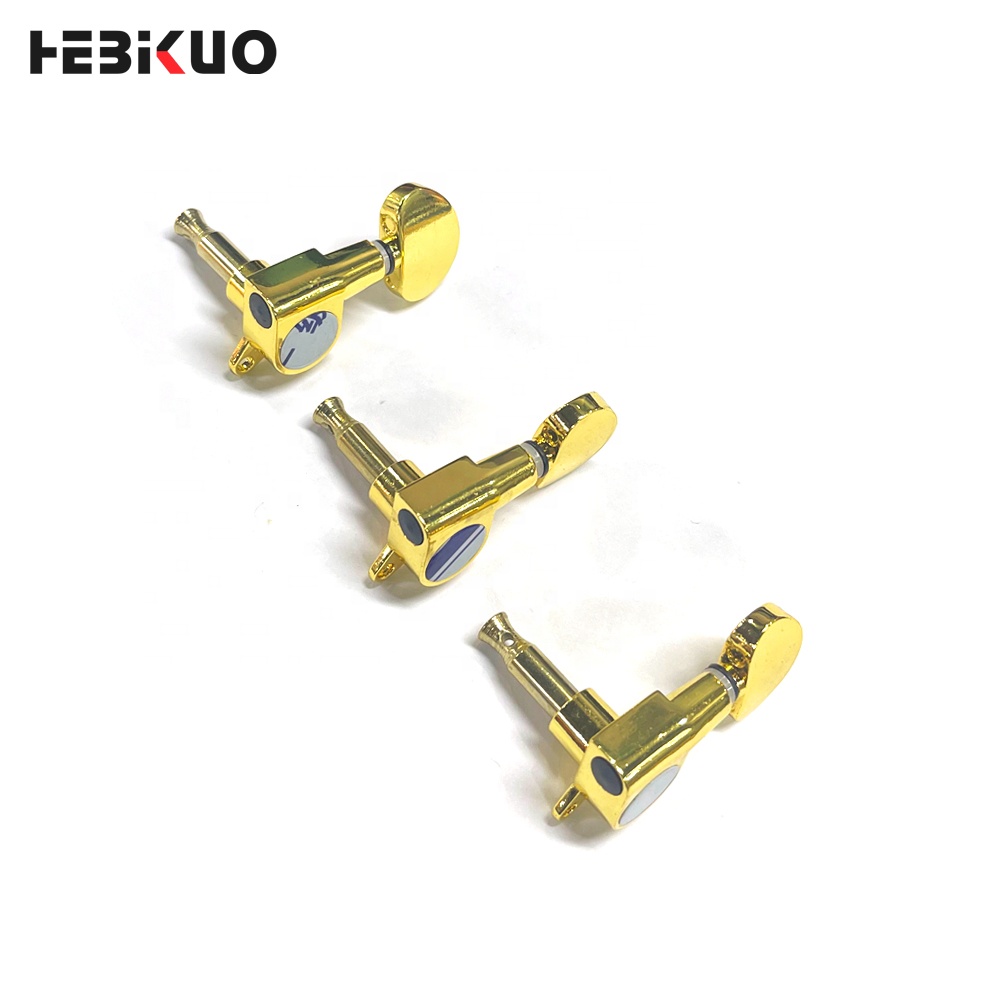 ZA06 HEBIKUO Gold Vintage Tuning Pegs for Acoustic Guitar Factory Wholesale Stringed Instruments Accessories Musical Instrument